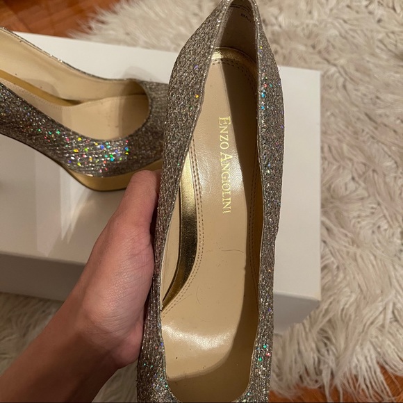 ENZO ANGIOLINI sparkle pumps 8 - Picture 2 of 3